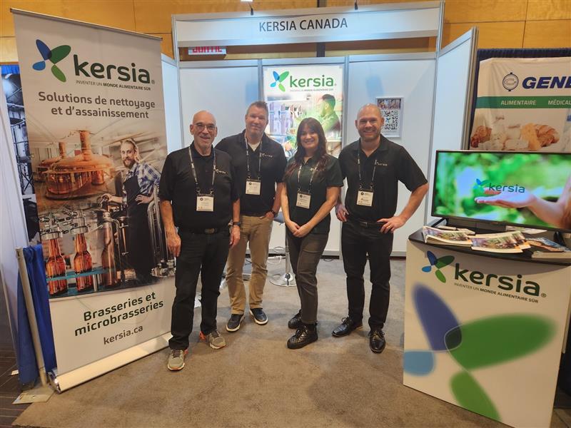 L'équipe Kersia Canada au salon des microbrasseries